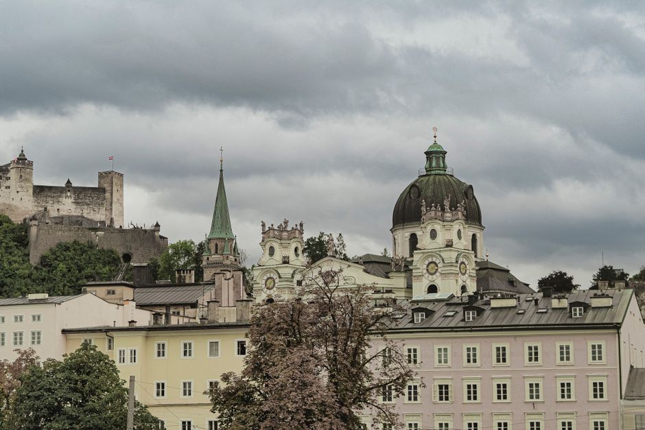 Quartier du Dom de Salzbourg et forteresse de Hohensalzburg