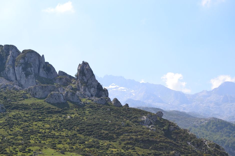 Sommets des Picos de Europa dans les Asturies